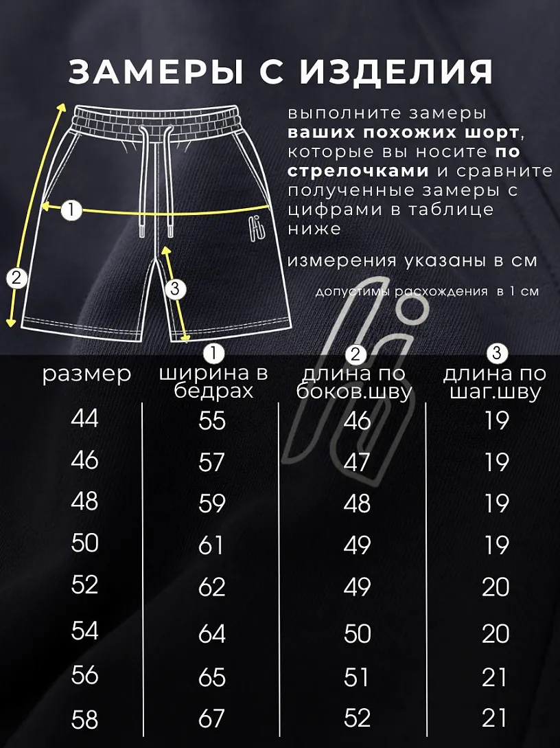 Шорты муж. "Харди"_М44/черный