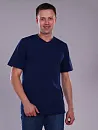 РАСПРОДАЖА Футболка мужская _М75/индиго